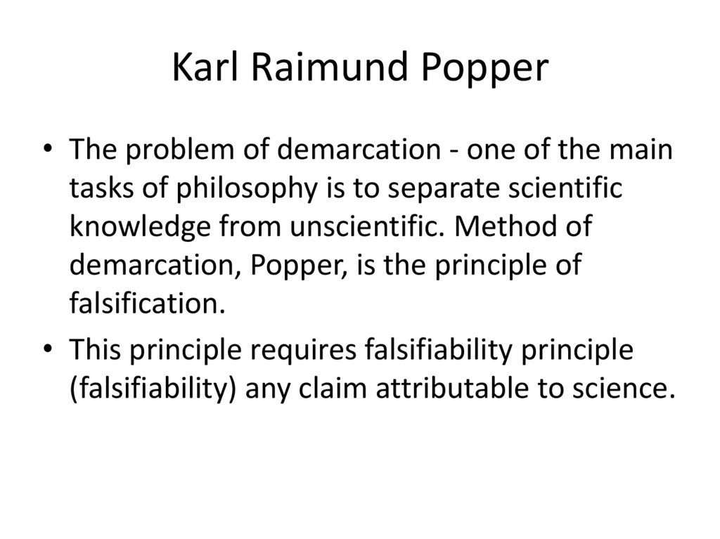 Karl Raimund Popper