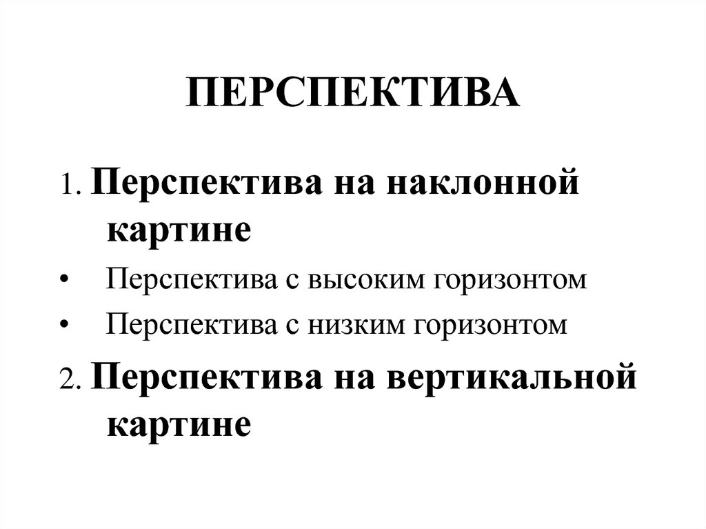 ПЕРСПЕКТИВА