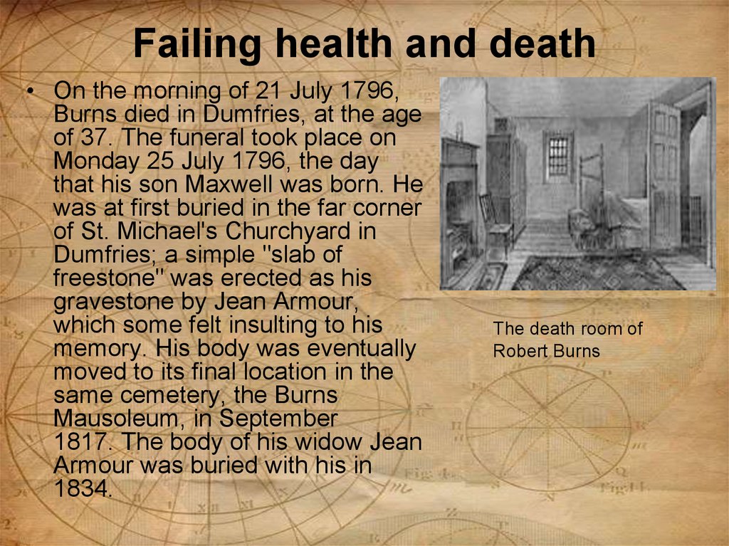 Failing health and death