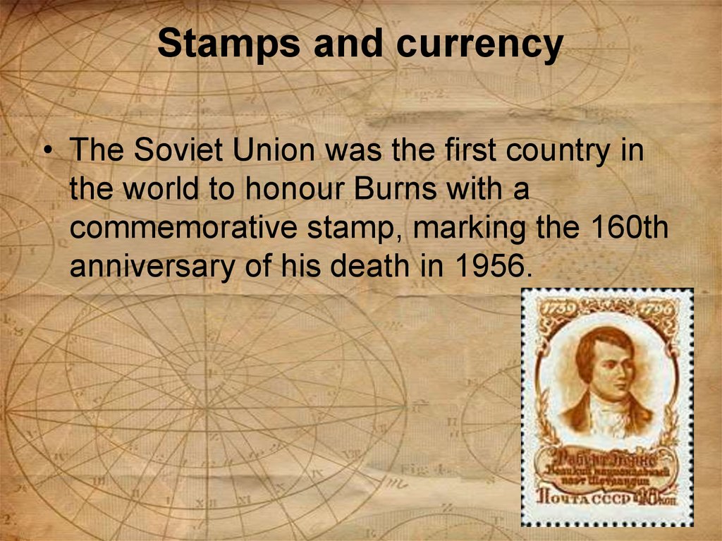 Stamps and currency
