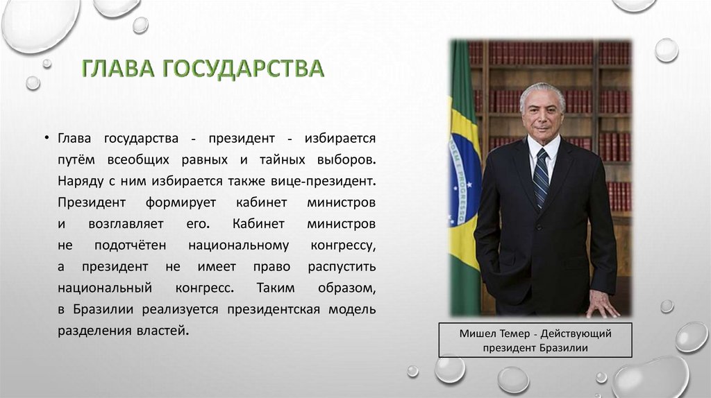 Глава государства избранное народом