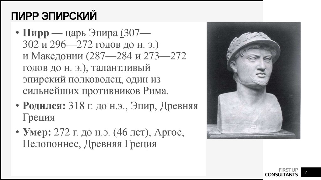 Пиррова победа значение 5 класс. Царь Пирр 5 класс. Пирр царь ЭПИРА. Пирр полководец. Царь Пирр бюст.