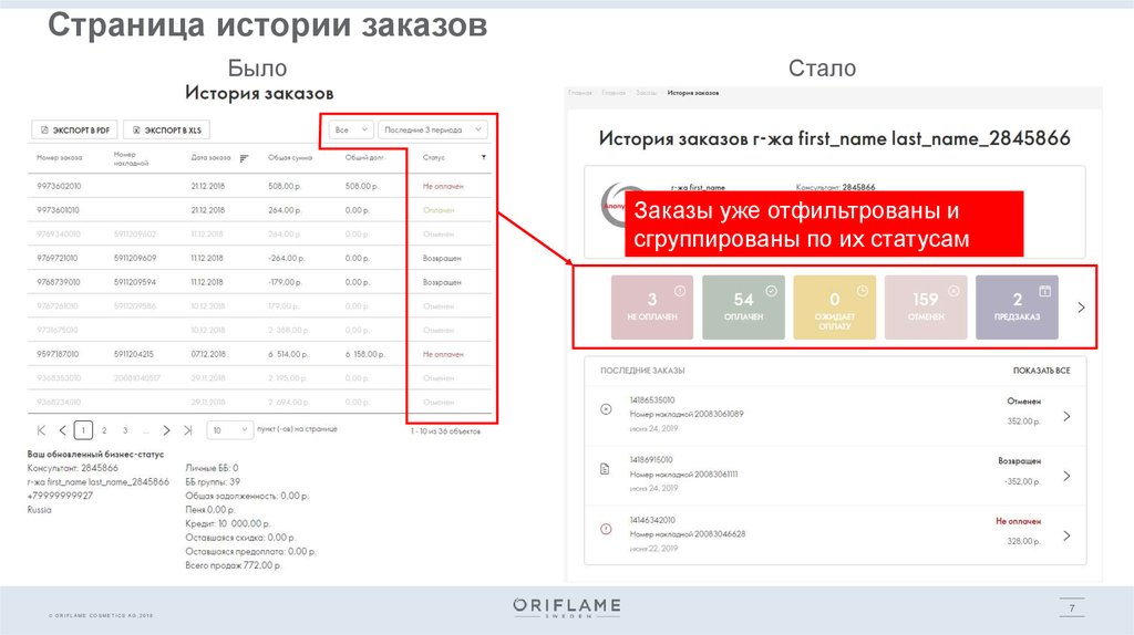 Разделы истории. Страница история заказов. Дизайн страницы истории заказов. Мои заказы история заказов. История заказов пример.