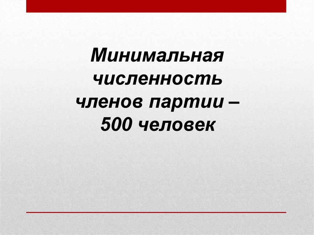 Презентация партии. Минимальная численность партии. Минимальная численность членов партии. Минимальная численность членов политической партии. Минимальное количество членов партии.