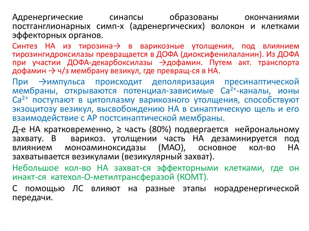 Бета 2 адреномиметики презентация