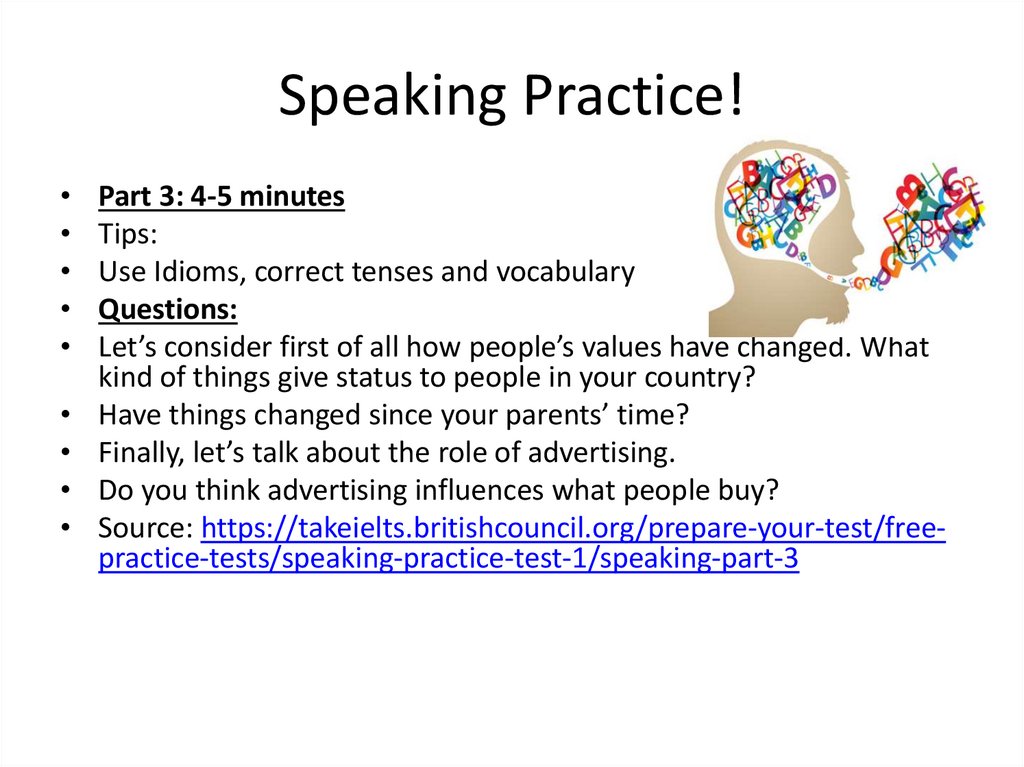 Ielts speaking practice. Speaking Part 1. IELTS Listening score reading and Listening.