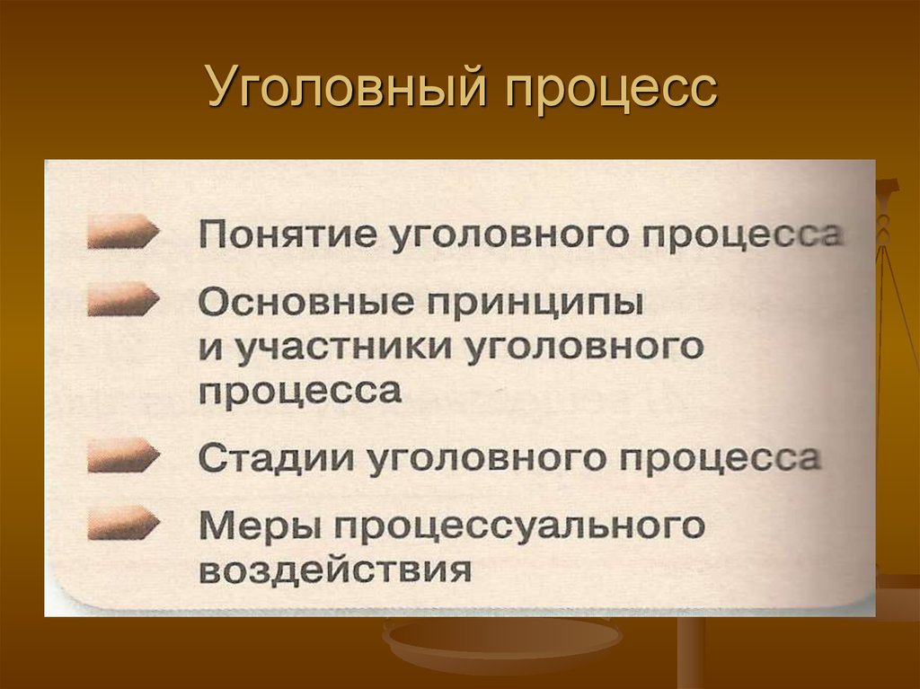 Презентация уголовный процесс 10 класс