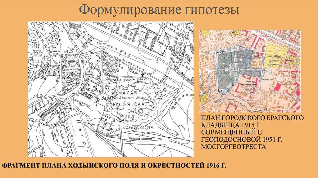 Формулирование гипотезы