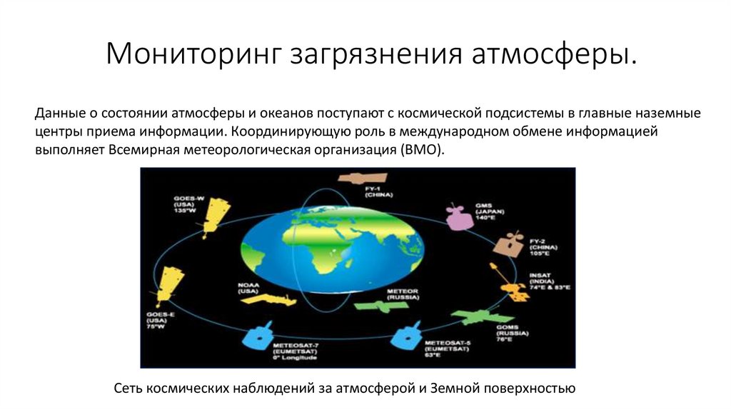 Карта загрязнение атмосферы земли