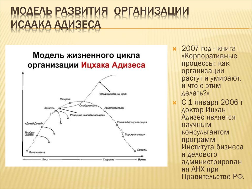 Модели развития. Модель организационного развития и. Адизеса. Модель развития. Модель развития компании. Развитие организации.