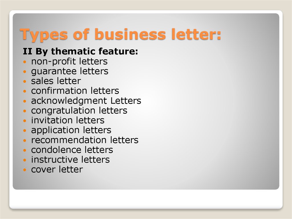 Business Letter Online Presentation