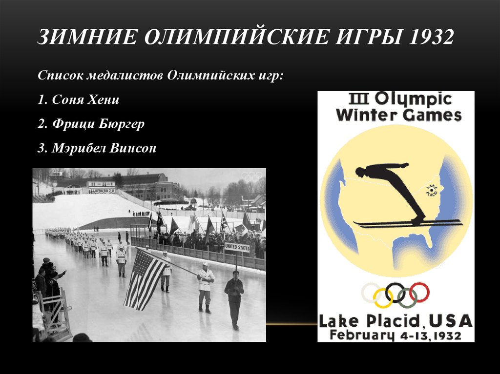 Зимние Олимпийские игры 1932
