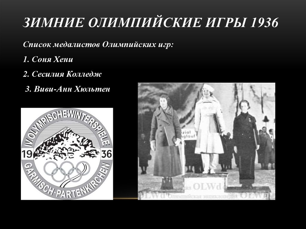 Зимние Олимпийские игры 1936