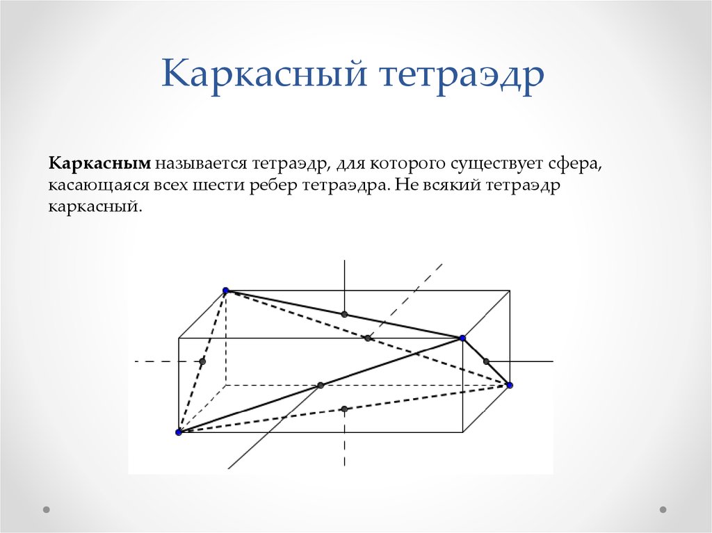 Равногранный тетраэдр рисунок