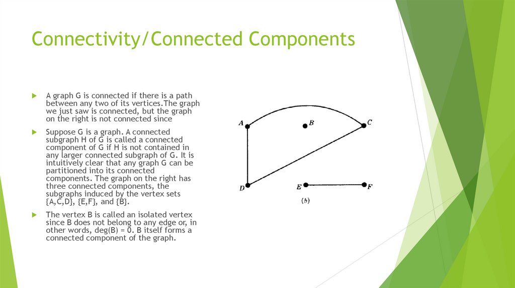 Connectivity/Connected Components