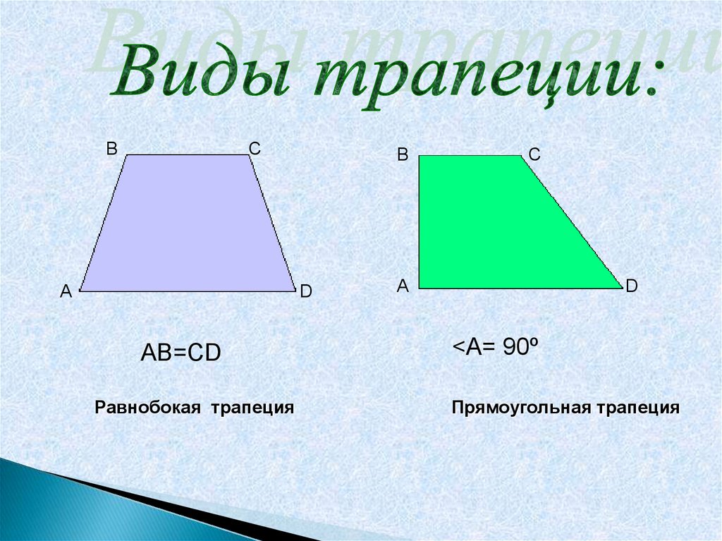 Презентация на тему трапеция