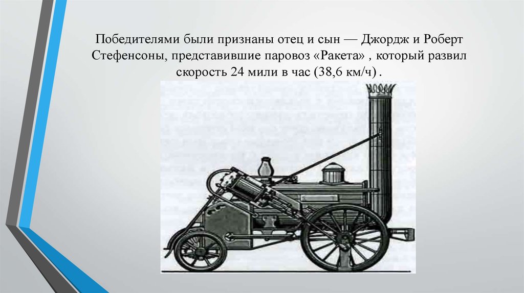 Джордж стефенсон презентация