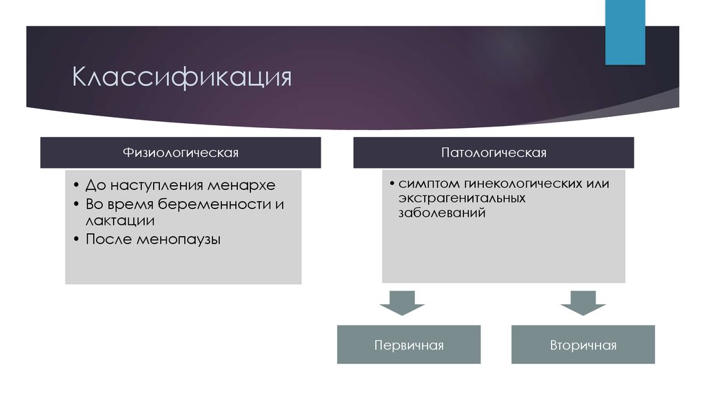 Аменорея яичниковая презентация