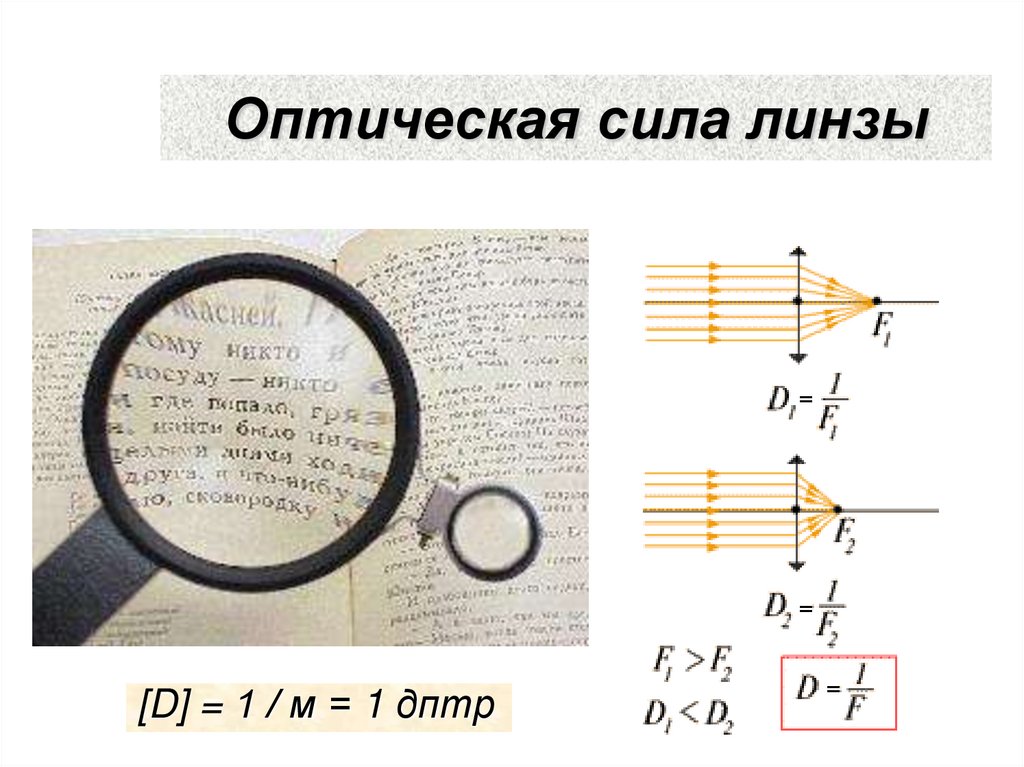 Презентация по физике 8 класс линза