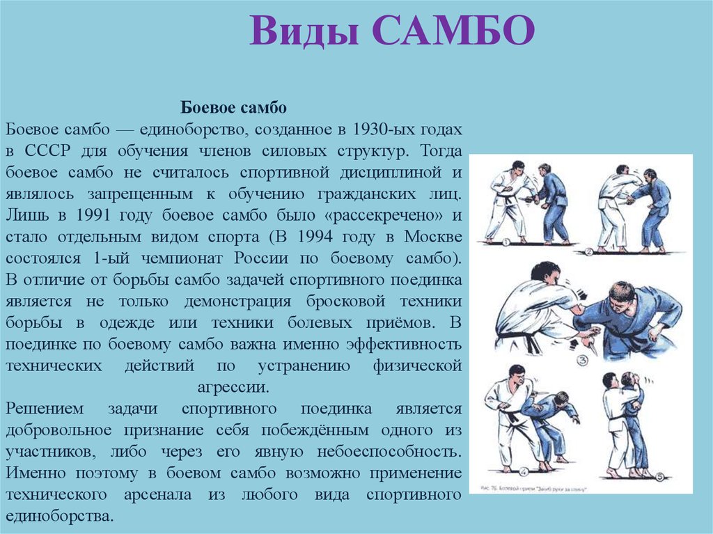 Презентация по самбо