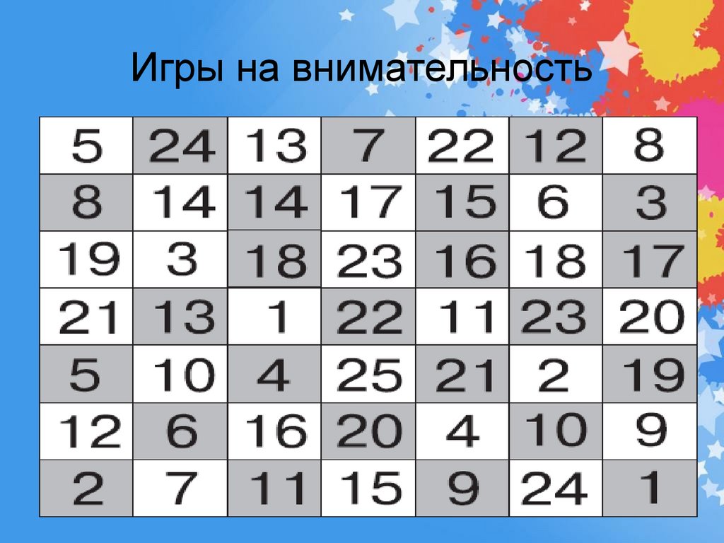 Игры с числами - презентация онлайн