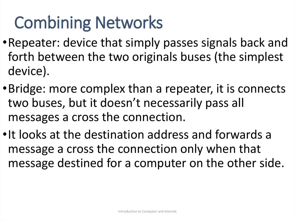 Combining Networks