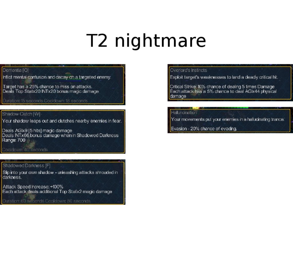 T2 nightmare