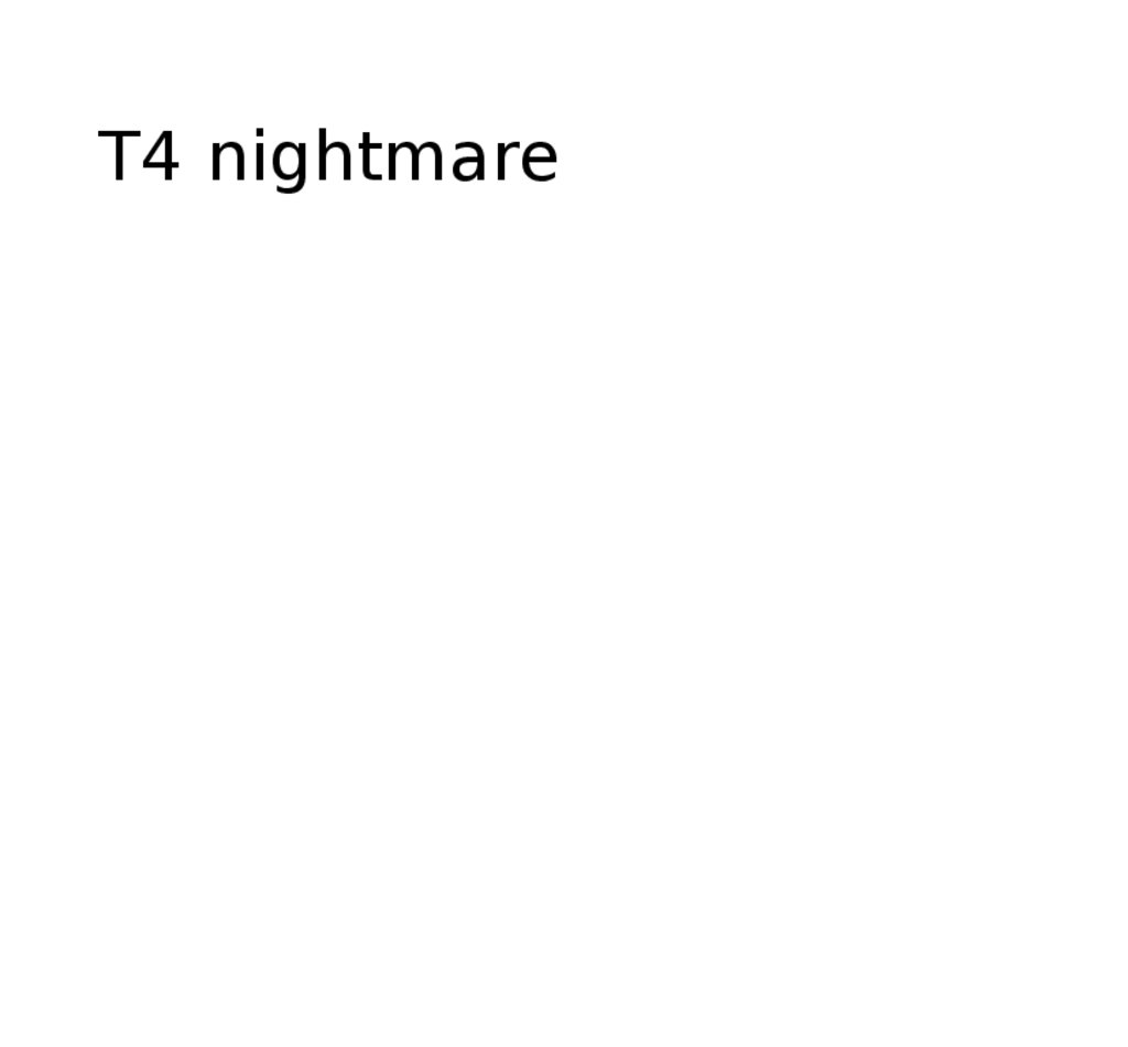 T4 nightmare