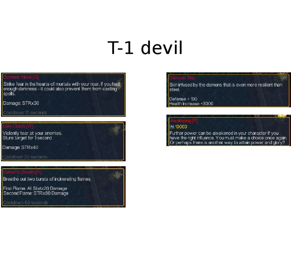 T-1 devil