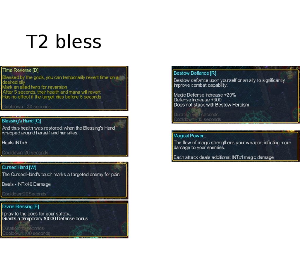 T2 bless