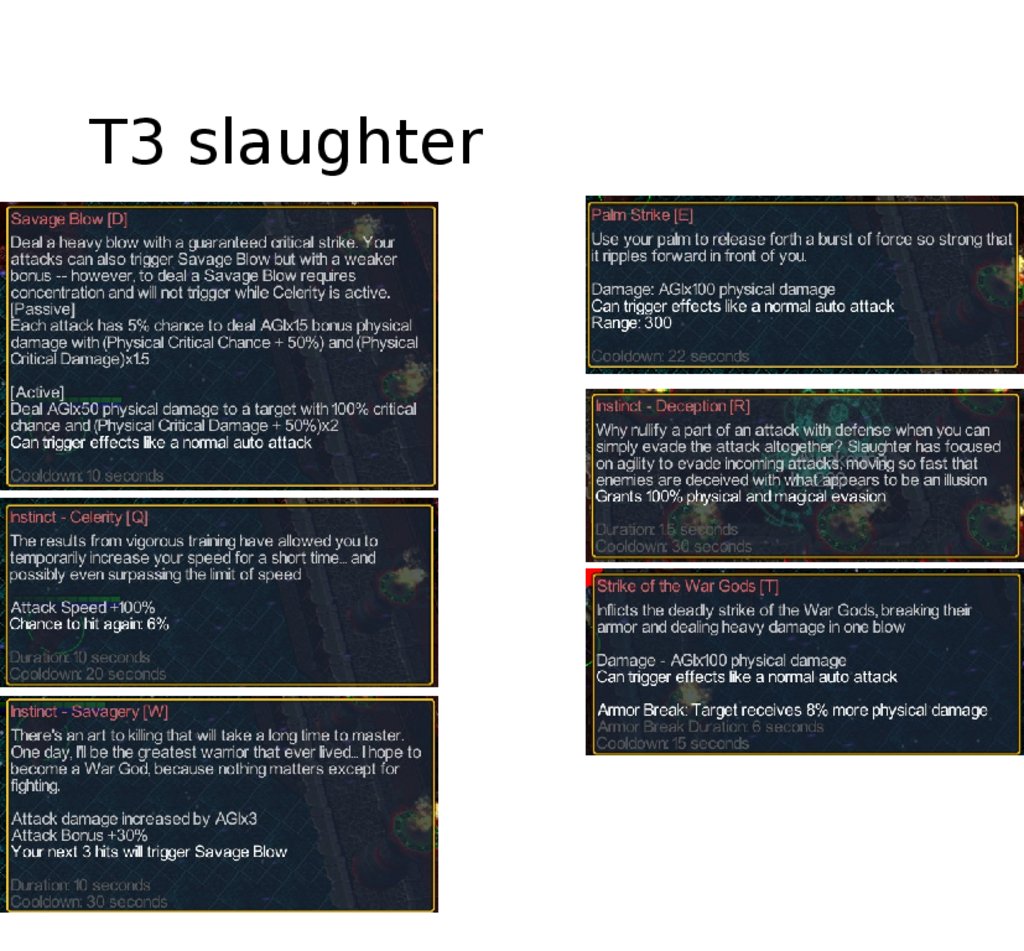 T3 slaughter