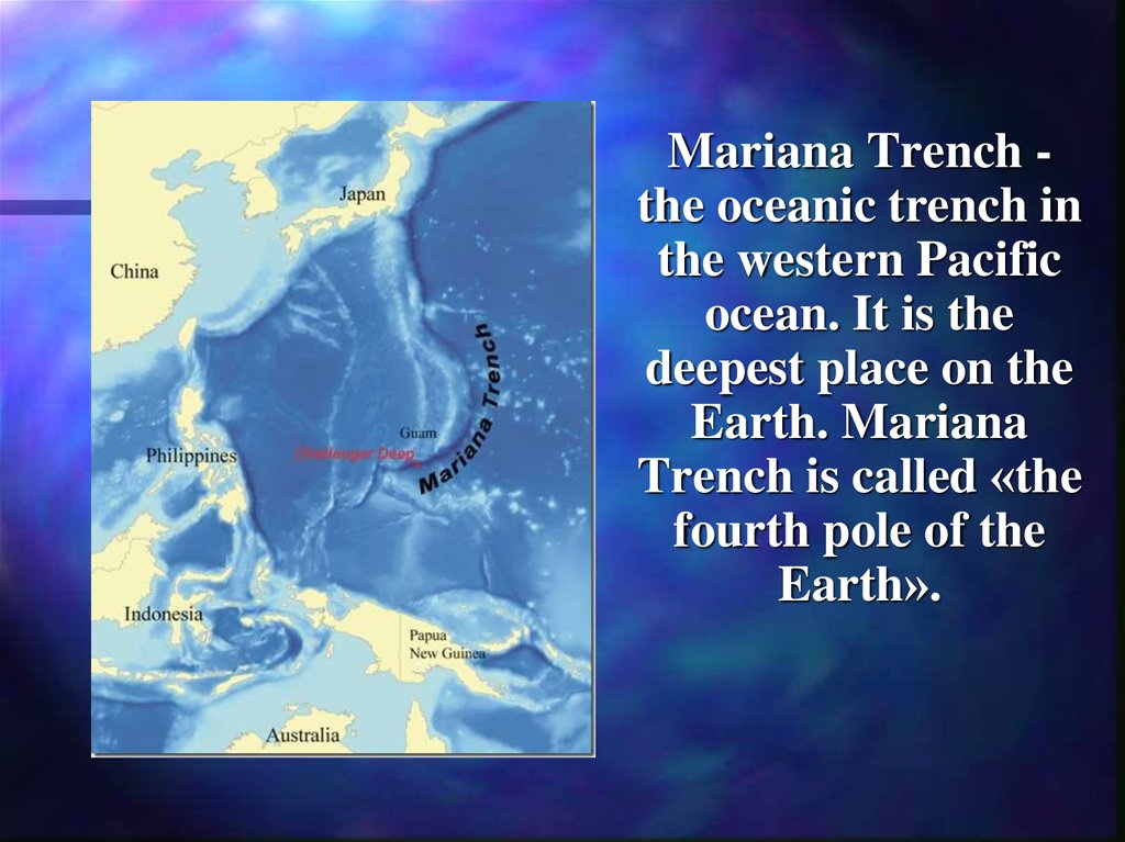 Mariana Trench Online Presentation   Slide 1 