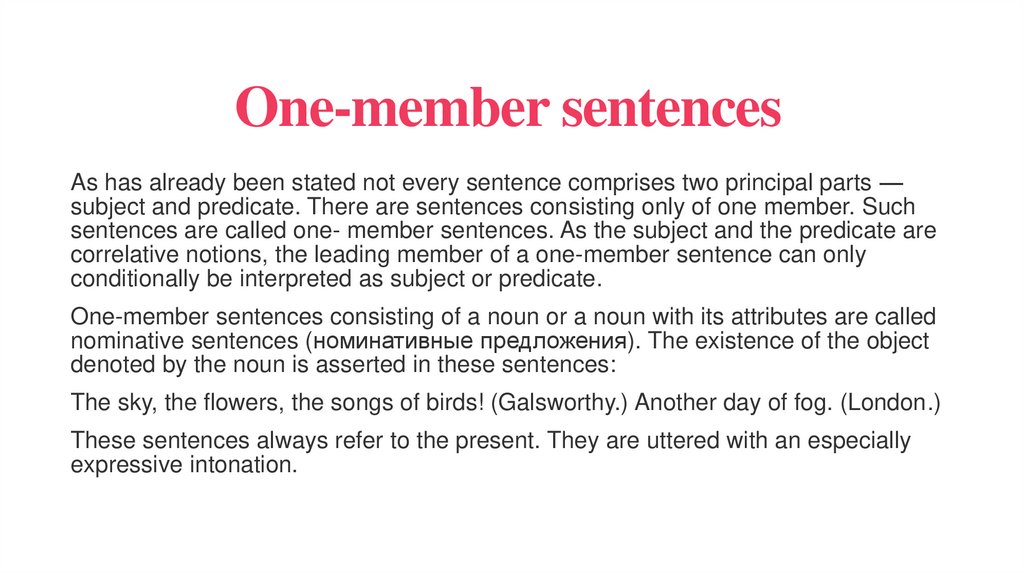 Types And Functions Of Syntactical Stylistic Devices One Member 