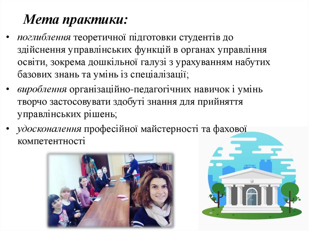 Мета практики: