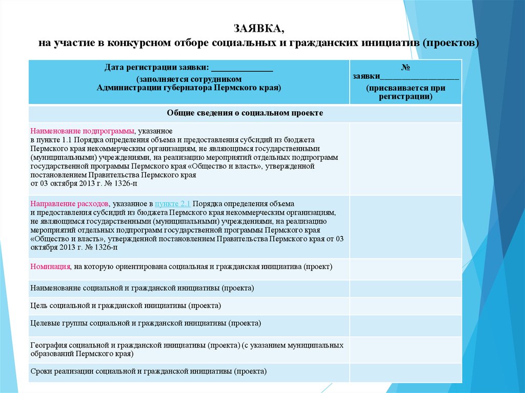 Социальные проекты муниципального образования