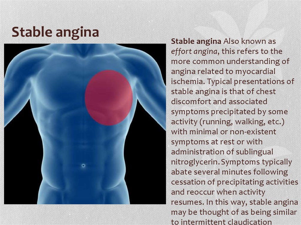 class iii angina