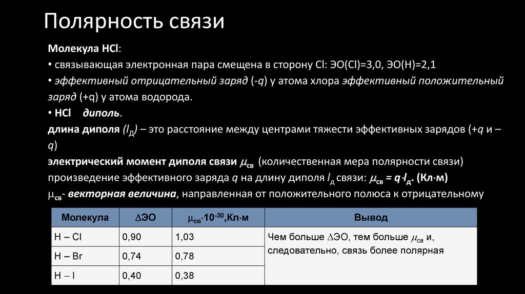 Полярность связи. Полярность связи таблица. Мера полярности химической связи. Эффективный заряд. Количественная мера полярности ковалентной связи.