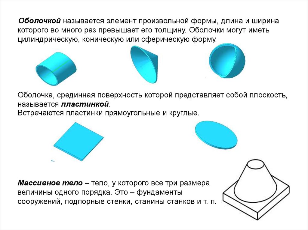 Имеет цилиндрическо коническую форму. Расчет оболочек произвольной формы. Что называется оболочкой. Оболочкой называется тело,. Форма тела сопромат оболочки.