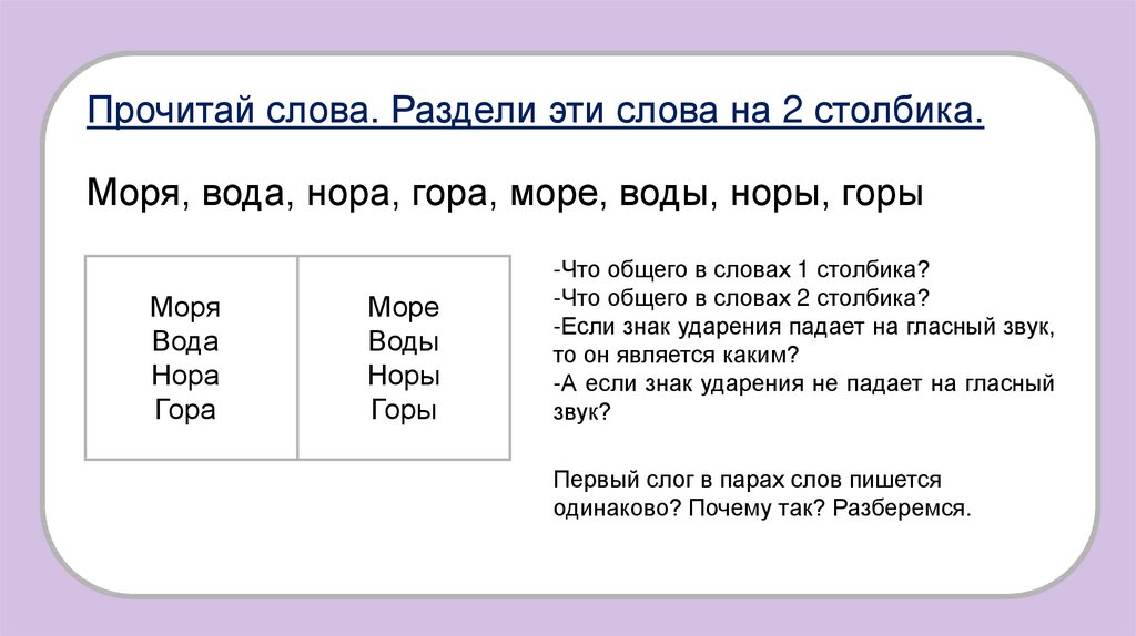 5 слов варианты