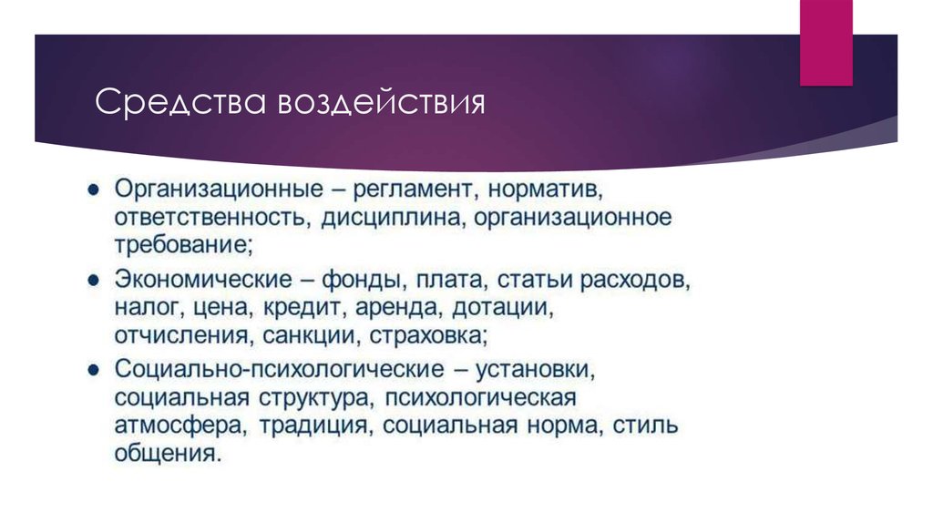 Средства воздействия. Театр средство воздействия.