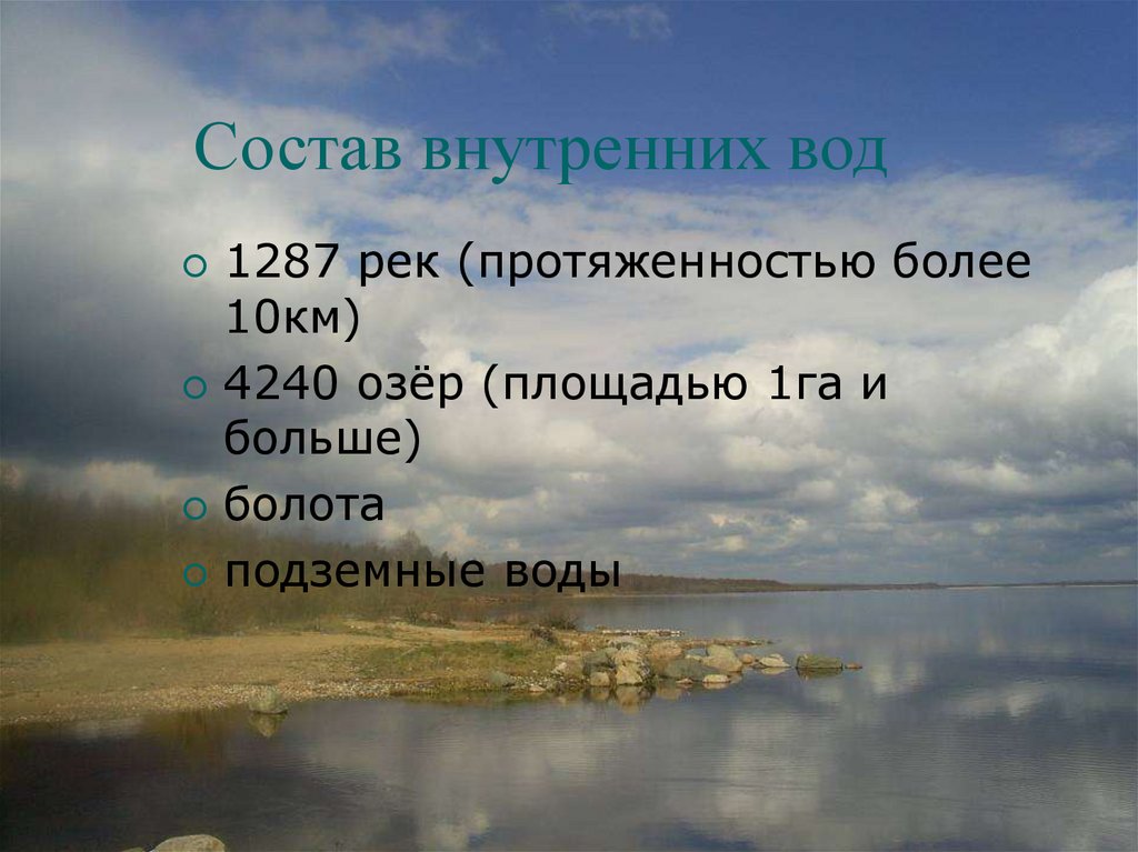 Значения внутренних вод. Внутренние воды. Внутренние воды тайги в России. Состав внутренних вод.