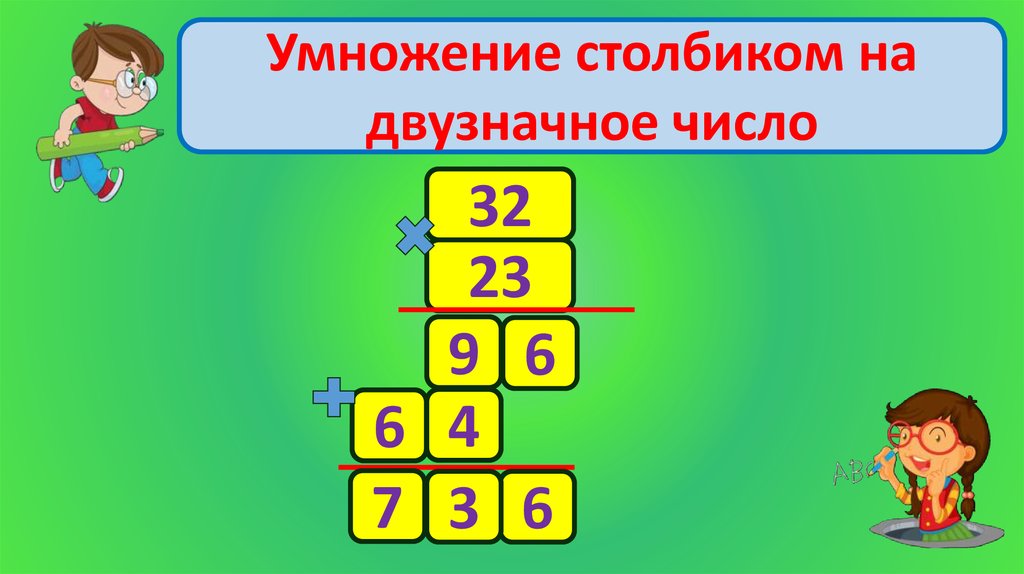 Умножение трехзначных чисел на двузначные 3 класс. Умножение в столбик. Умножение на двузначное число. Умножение двузначных чисел в столбик. Умножение двузначного числа на двузначное.