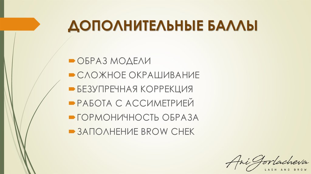 ДОПОЛНИТЕЛЬНЫЕ БАЛЛЫ