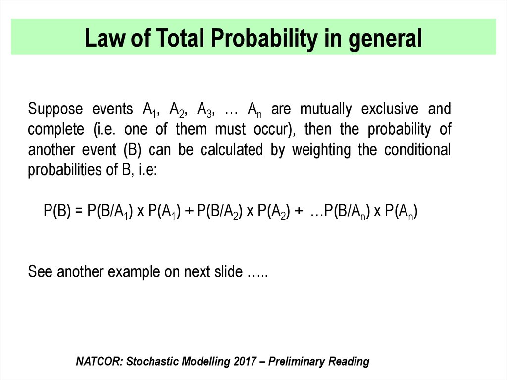 Probability Random Variables Preparatory Notes Online Presentation