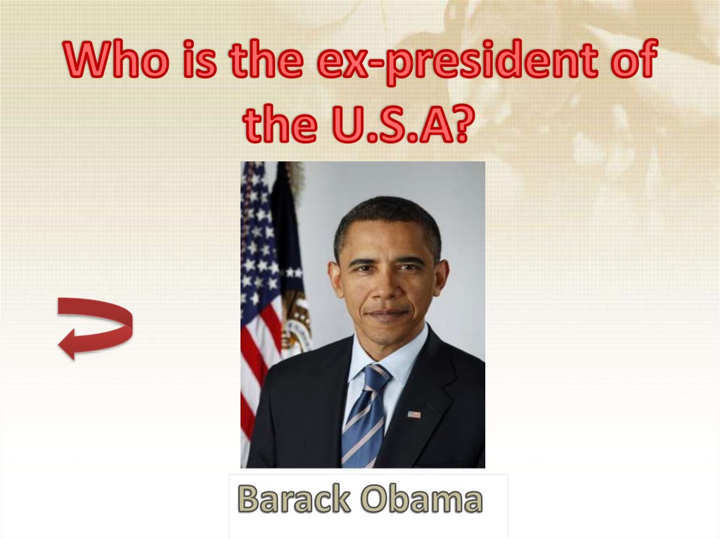 Who is the ex-president of the U.S.A?