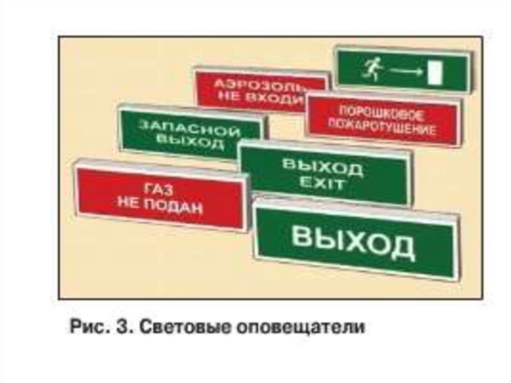 Управление эвакуацией людей при пожаре. Световое табло управления эвакуацией людей при пожаре. Выход с риса.