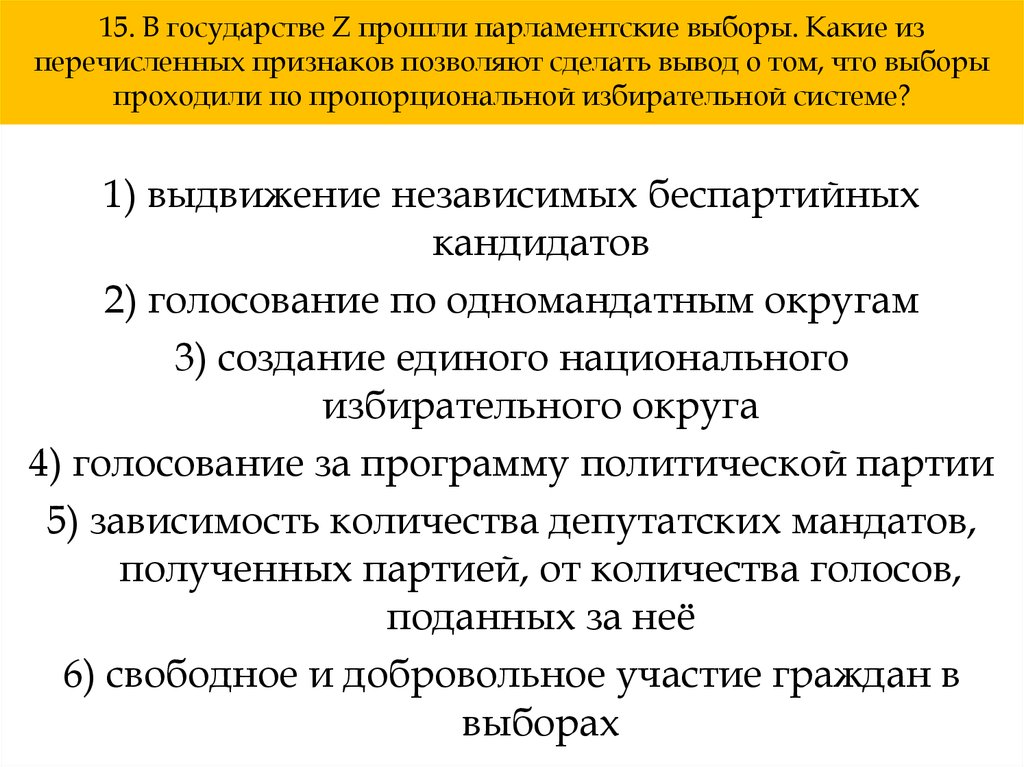 В стране z прошли выборы. Парламентские выборы признаки. Парламеьнские выбор признаки. Признаки парламентских выборов. Парламентские выборы общество.