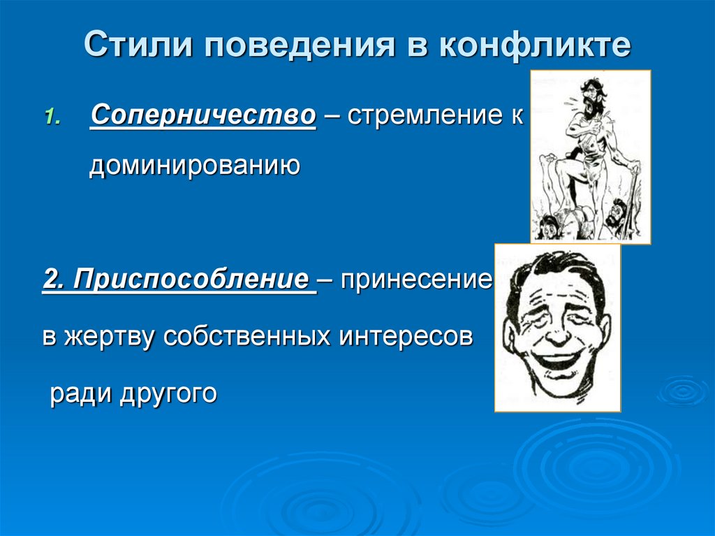 Стиль поведения соперничество. Соперничество стиль поведения в конфликте. Стиль поведения приспособление. Принесение в жертву собственных интересов ради интересов. Принесите в жертву собственных интересов ради интересов другого.