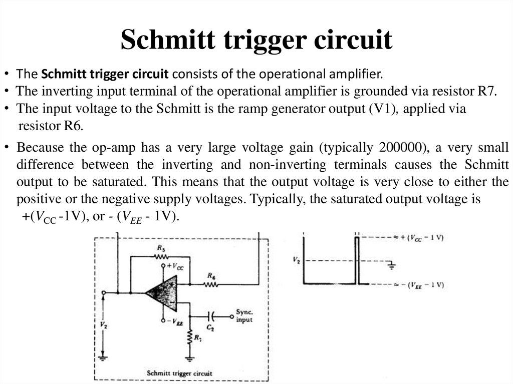 Schmitt trigger circuit