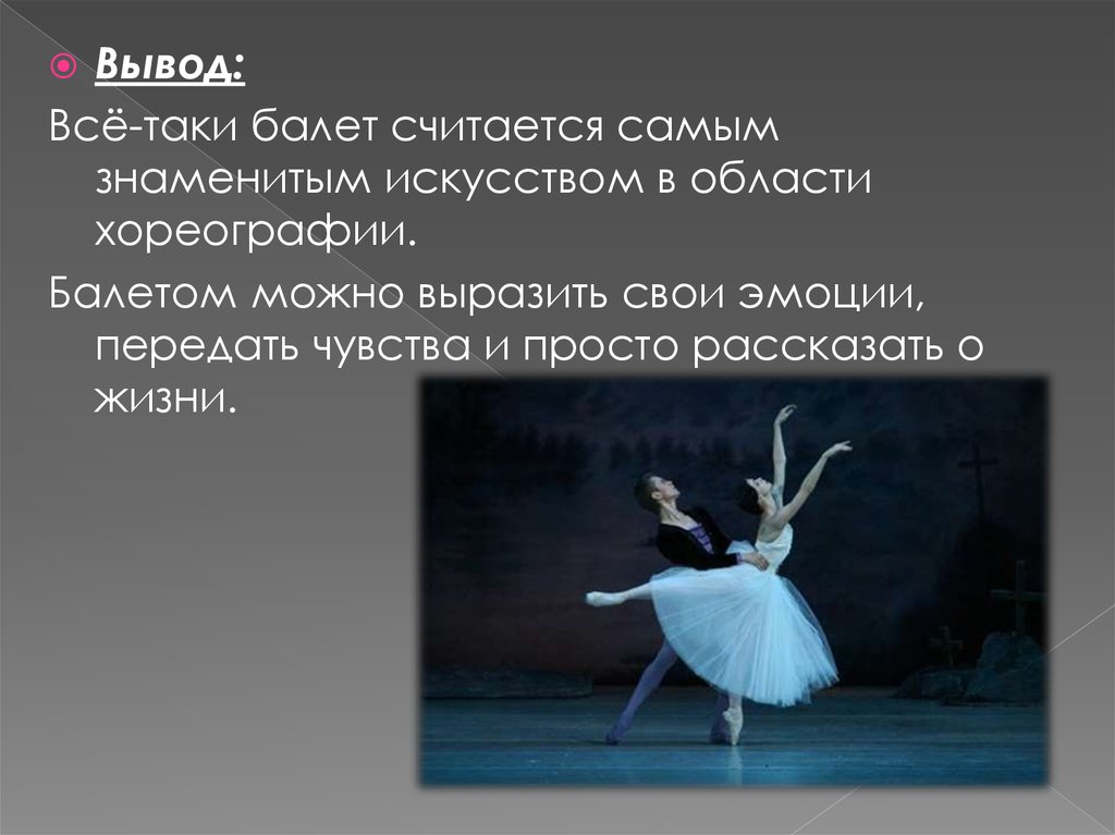 Тест по теме балет